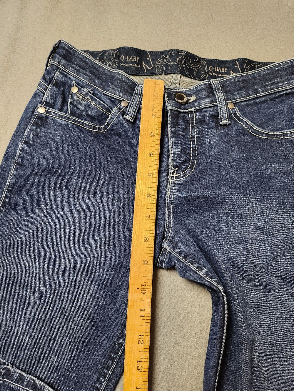 Wrangler Ultimate Riding Q-Baby Mid Rise Jeans Bootcut - Picture 14 of 14